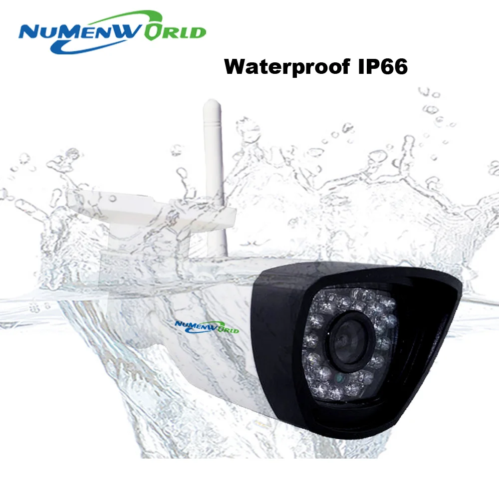 Уличная водонепроницаемая Wi Fi IP камера NumenWorld 1080P Micro SD HD P2P 802.11b/g/n беспроводная