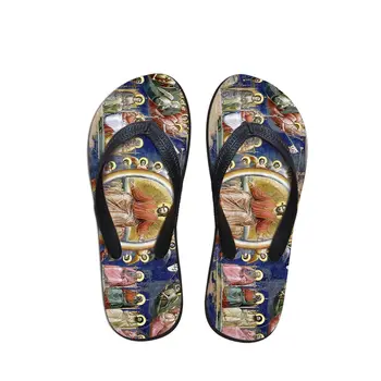 

New Fashion Women Summer Flip Flops Beach Shoes Lady Casual Indoor and Outdoor Sandals Female's Slippers Footwear 3D Art Print