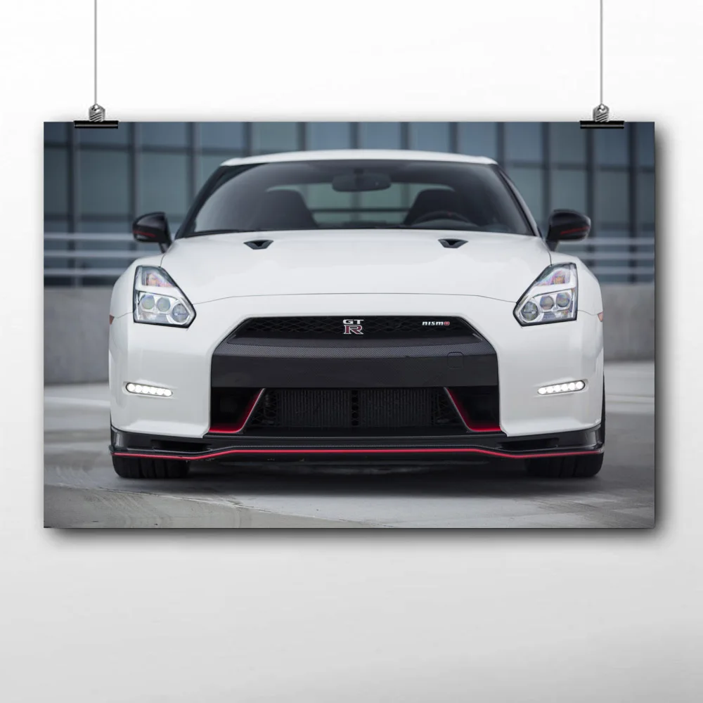 Плакаты GTR R35 для обоев Supercar холст Шелковый художественный принт картина в рамке