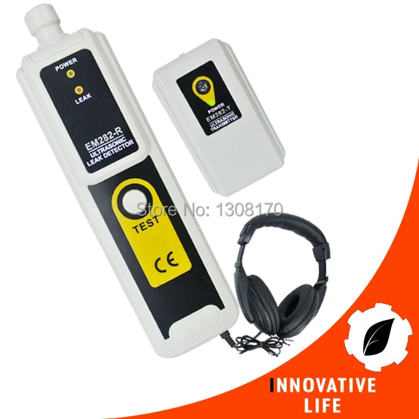 Ultrasonic Leak detector & Transmitter Pressure & Vaccum System Locator Detects Air Water Dust