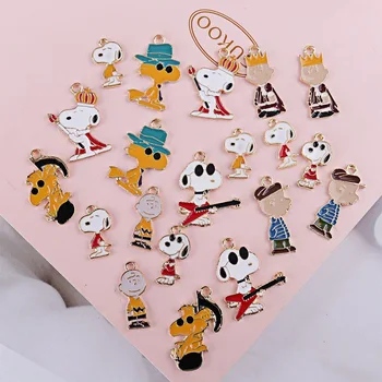 

New arrived 50pcs/lot alloy drop oil cartoon boys/dogs shape metal floating locket charms diy jewelry earring/garment accessory