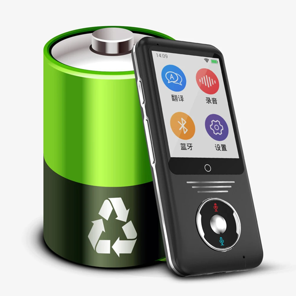 

Travel Portable Two Way Interactive Touch Screen Bluetooth Smart Instant Mini Voice Translator Real Time Handheld Multi Language