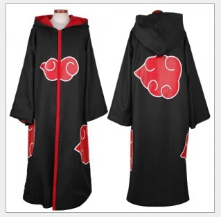 

New Fashion Unisex Cosplay Costumes Japan Anime Naruto Itachi/Akatsuki Cosplay Robes Cool Man Cosplay Party Costumes in Stock