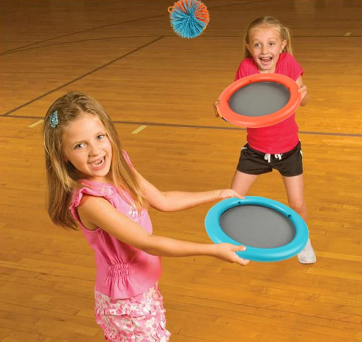 

Kids Sports Games Toss and Catch Ball Super Disk Set Indoor Outdoor Activity Game For Children