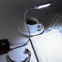 EeeToo Reading Lamp Night Lights USB Light Flexible Eye Care Bright Luminaria 28LEDS Table Lamps Computer