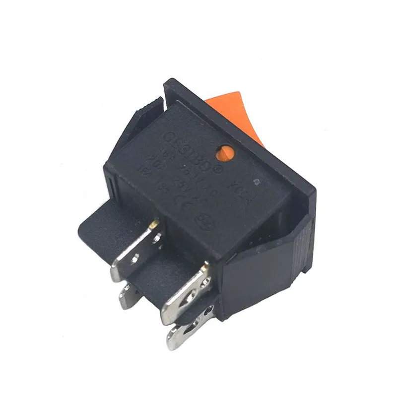 5 шт./лот 31*25 мм 4PIN 16A 250V оснастки DPST вкл/выкл положение лодки кулисный