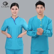 Brush Hand Clothing Short Sleeve Unisex Medical Uniforms Hospital Beauty Salon Dental Clinic Pharmacy Doctor Nurse Scrub Sets