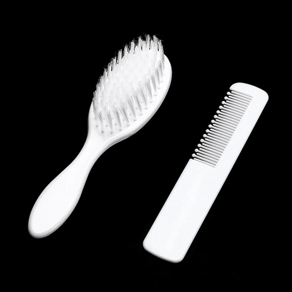 Baby Hairbrush Newborn Hair Brush Infant Comb Head Massager 2Pcs