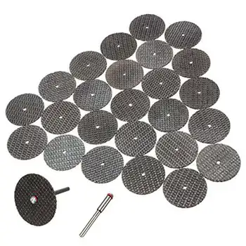 

25 pcs blades cutting disc set 32mm with arbor For Dremel rotary tool