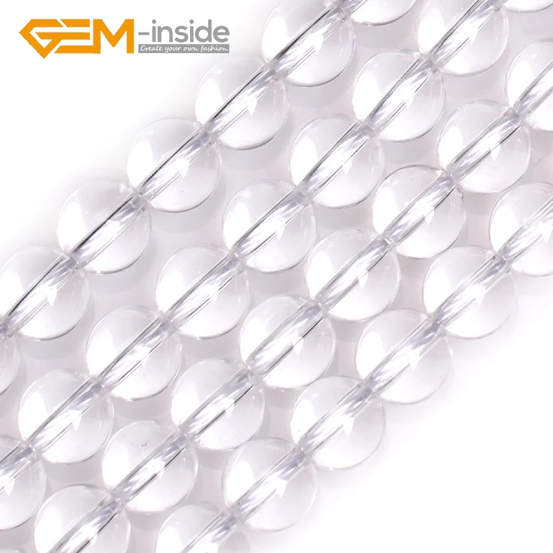 

4mm-14mm AAA Grade White Clear Rock Quartzs Crystal Beads Natural Stone Beads For Jewelry Making Beads Strand 15" Wholesale !