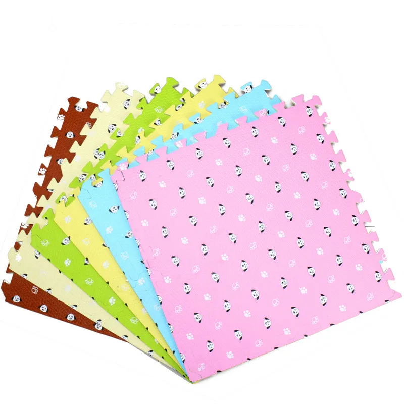 

16PCS Kid's Puzzle Exercise Play Mat with EVA Foam Interlocking Tiles Toddler Crawling Carpet Floor Rug