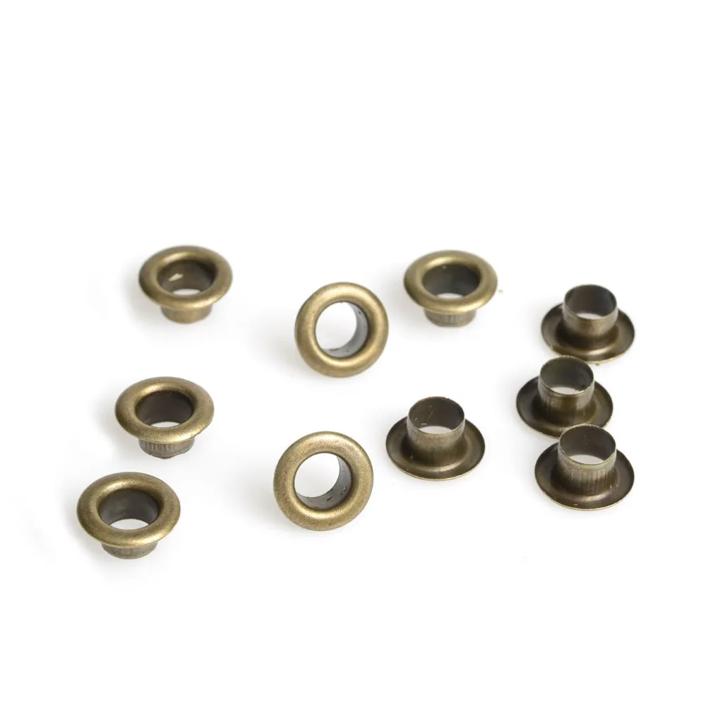 Antique Bronze Scrapbook Eyelets 100pcs 5mm Metal eyelets For Scrapbooking garment clothes eyelets oeillets en m&eacute;tal ojales eyelet grommet ring eyelet grommet ring kit screw back eyelets metal eyelet buttons