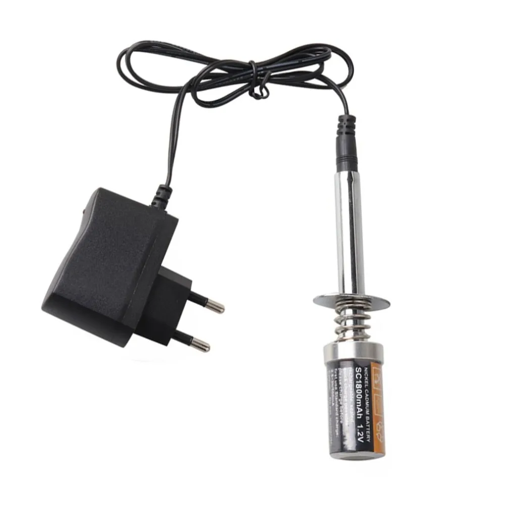 

For 1/8 1/10 1/16 Scale RC Model Car Accessory Rechargeable Glow Igniter Ignition With Battery Charger