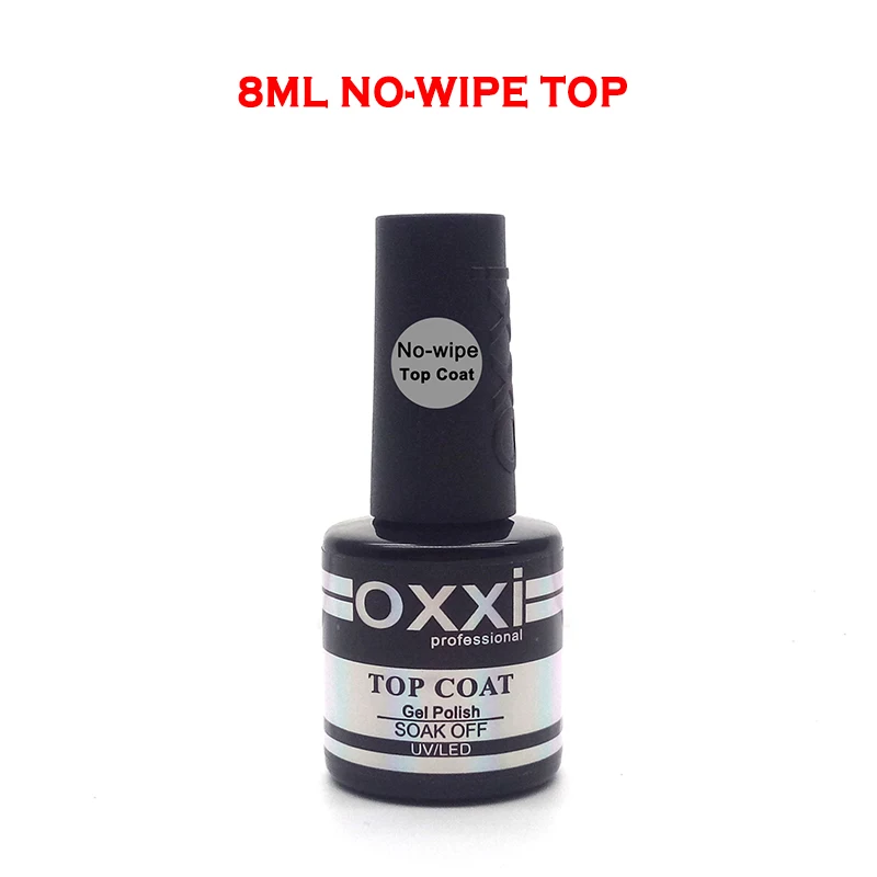 OXXI 8 мл не протирать верхнее покрытие Гель-лак профессиональное резиновое Базовое покрытие для ногтей замочить от УФ светодиодный Гель-лак Маникюр праймер для ногтей