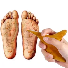 5Styles Traditional Vietnam Fragrant Wood Body Foot Reflexology Acupuncture Thai Massager Roller Therapy Brown Massage Tools