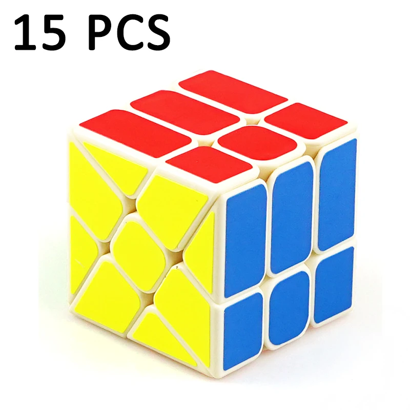 

15PCS YJ YongJun 57mm Strange-shape Magic cube Professional Neo Cube Speed Smooth Puzzle Cubo magico Education Toys For Children