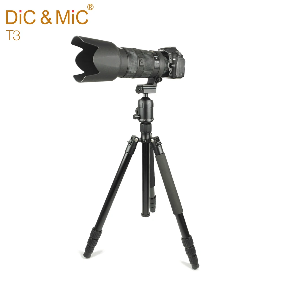 DiC&MiC T3 Professional Tripod for Camera / Aluminum Alloy Tripods for
