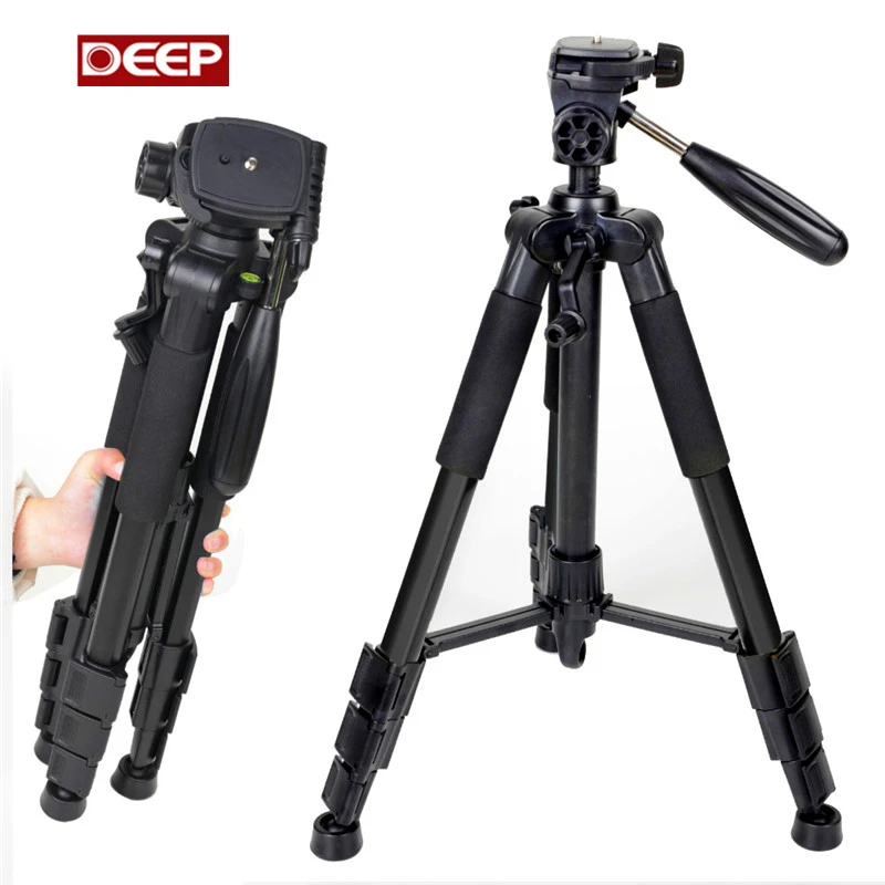 Professional Tripod Aluminium Tripods Camera Stand Heads Dslr Monopod