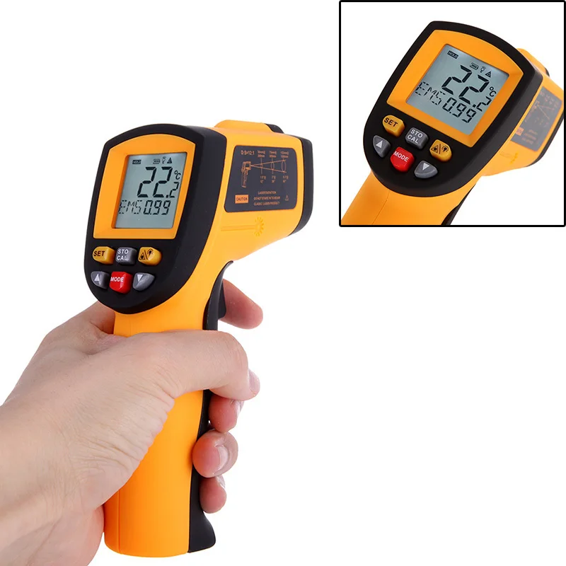 

GM700 IR Infrared Thermometer digital termometro Laser Temperature meter diagnostic-tool -50-700 Degree 12 :1 Non-Contact