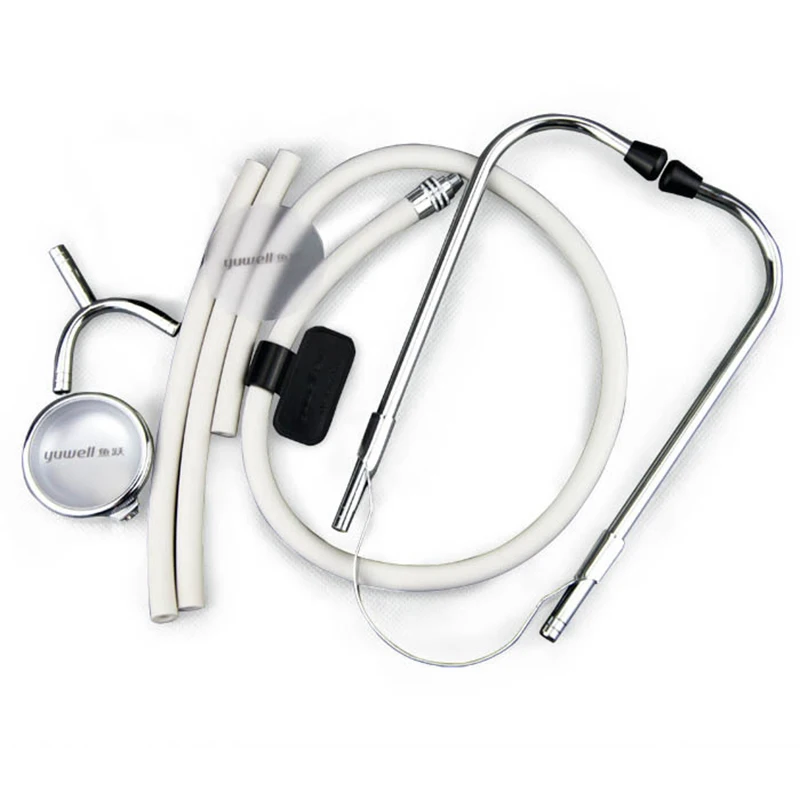 Yuwell Professional Single Stethoscope Full Copper Audible Fetal Heart Rate Medical Stethoscope For Nurse Vet Medical Student-2