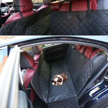 

Portable Dog Car Travel Accessories Waterproof Rear Seat Cushion Oxford Cloth Anti-slip Net Adjustable Hammock Cushion Protector