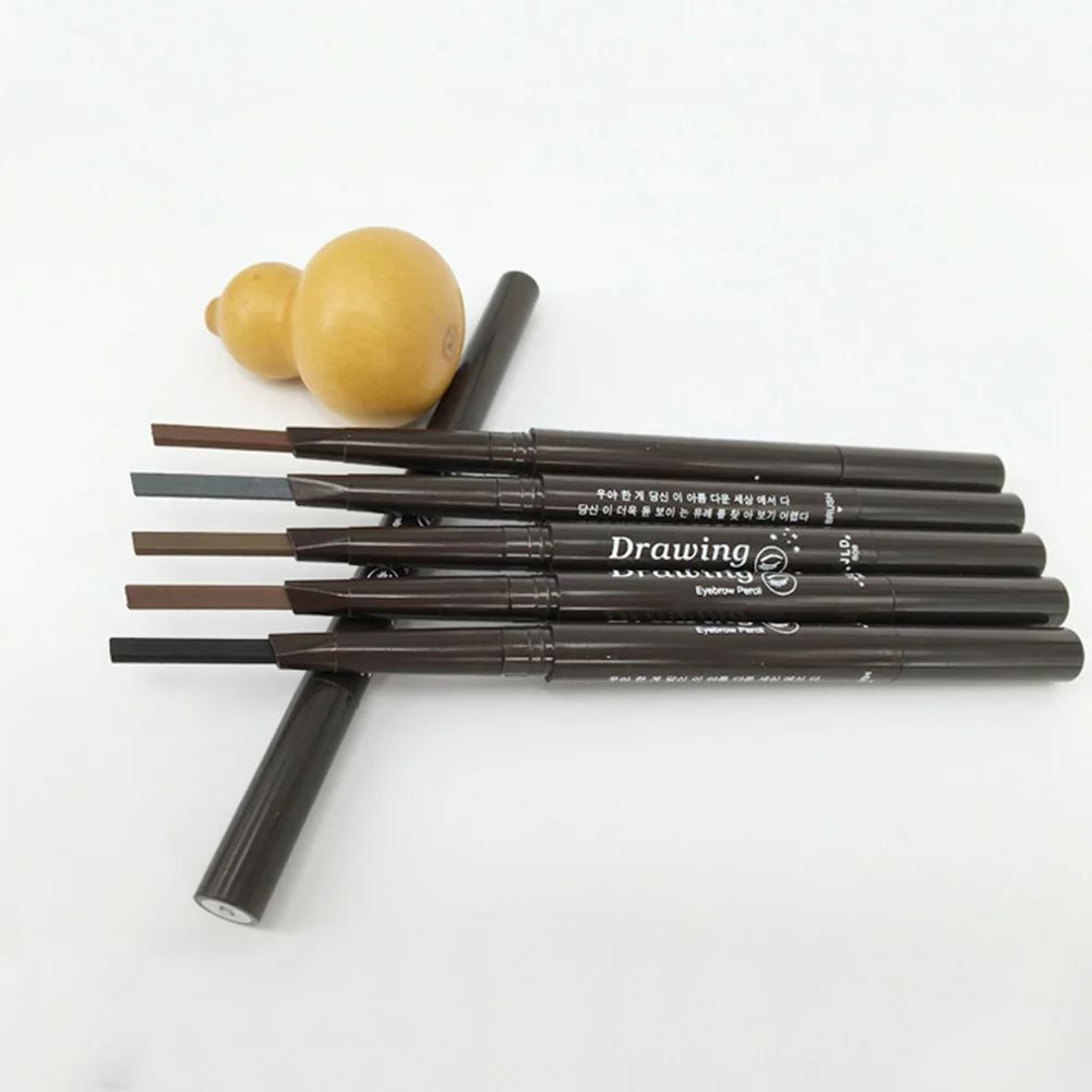 Двойной концевой макияж автоматический карандаш для бровей водонепроницаемый стойкий карандаш для бровей красота Макияж Косметика Брови#20
