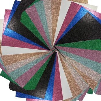 

Cardstock paper 100 Sheets can choose different color glitter paper