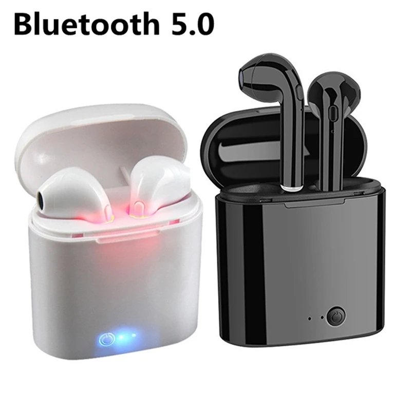 €1.31 5% de DESCUENTO|Bluetooth 5,0 auriculares mini Auriculares auriculares con micrófono para Iphone Samsung S6 S8 + Xiaomi Huawei LG ios teléfonos-in Auriculares y cascos from Productos electrónicos on AliExpress 