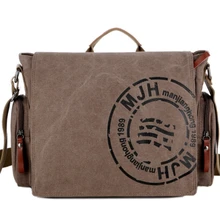 MANJIANGHONG, мужские винтажные сумки-мессенджеры, Холщовая Сумка на плечо, Мужская Повседневная деловая сумка через плечо, школьная сумка с принтом, дорожная сумка