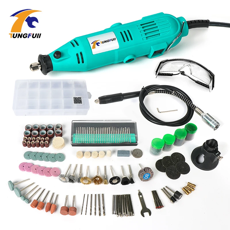 Tungfull Wood Drill Bit Woodworking Mini Drills Flex Shaft Engraver