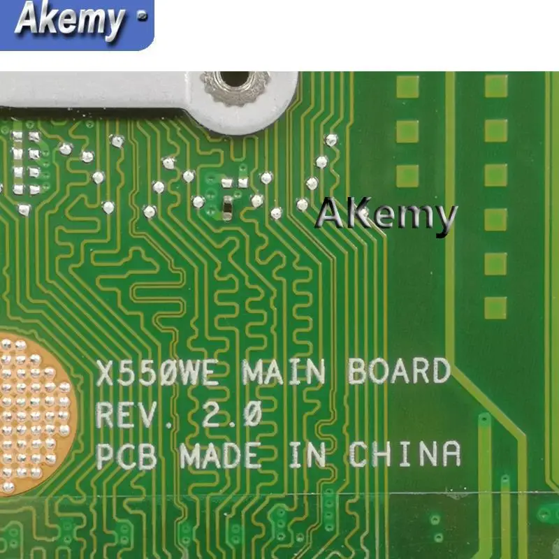Akemy X550WA материнская плата для ноутбука ASUS X550WA X550WAK X550W X550WE X552E X550EP X550EA Тесты материнская плата 2G Оперативная память/E1-6010 2 ядра