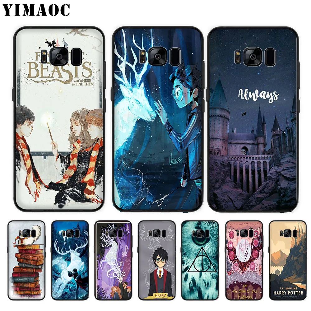 

YIMAOC Harry potter illustrations Soft Case for Samsung Galaxy S10 Plus S10e S6 S7 Edge S8 S9 Plus J6 M10 M20 M30