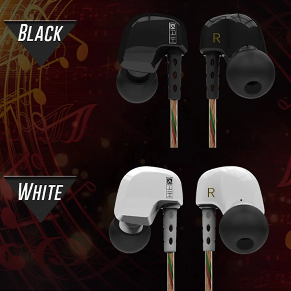 

KZ HD9 Earphone HiFi Sport Portable Microphone Earbuds Copper Earhook Ear Type In Ear 3.5mm Wired Earphones Silicone Earplugs