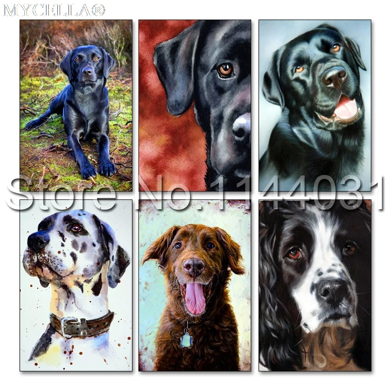 Full Diamond Embroidery 5D DIY Diamond Painting Dog & Labrador Diamond