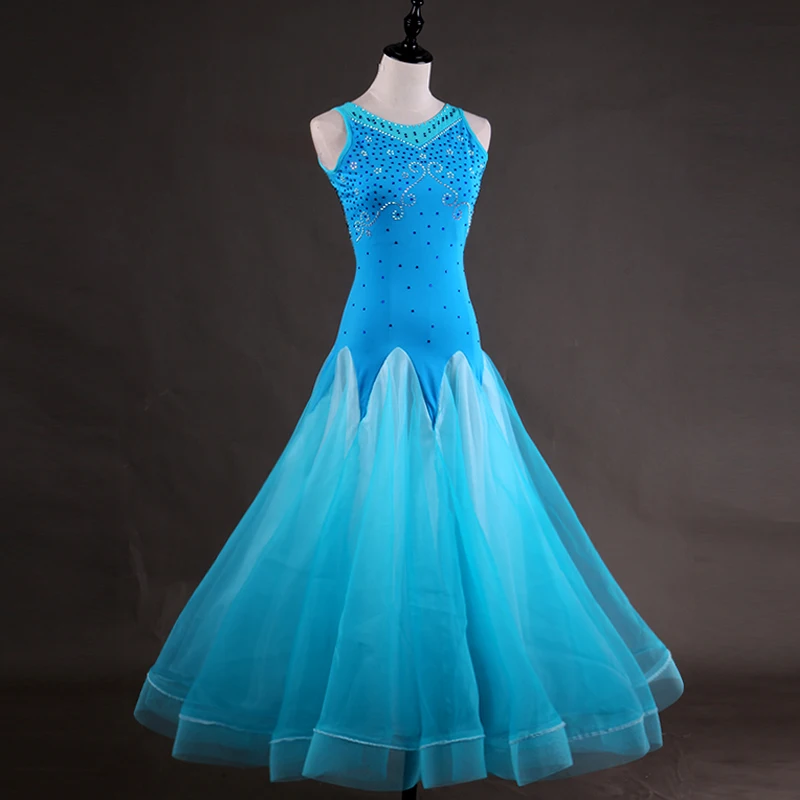 Custom Made Ballroom Standard Dance Dress Womens/Female Tango Waltz