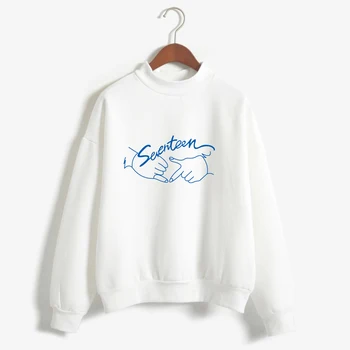 

New Arrival Kpop Seventeen Concert Same Printing Autumn Fleece Sweatshirt Fashion Winter Pullover Thick Hoodies Drop Shipping