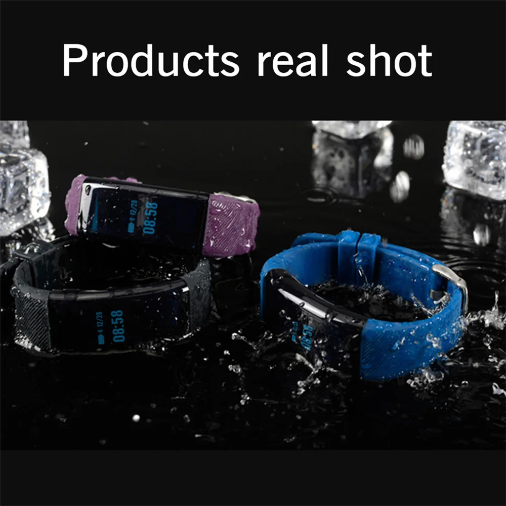Waterproof Smart Band DF30 Bluetooth Smart Bracelet Wristband with Blood Pressure Heart Rate Oxygen Smartband for