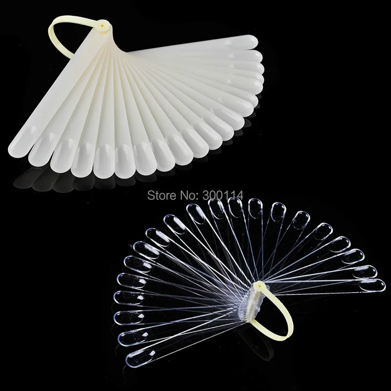 20 colors fan shape charts