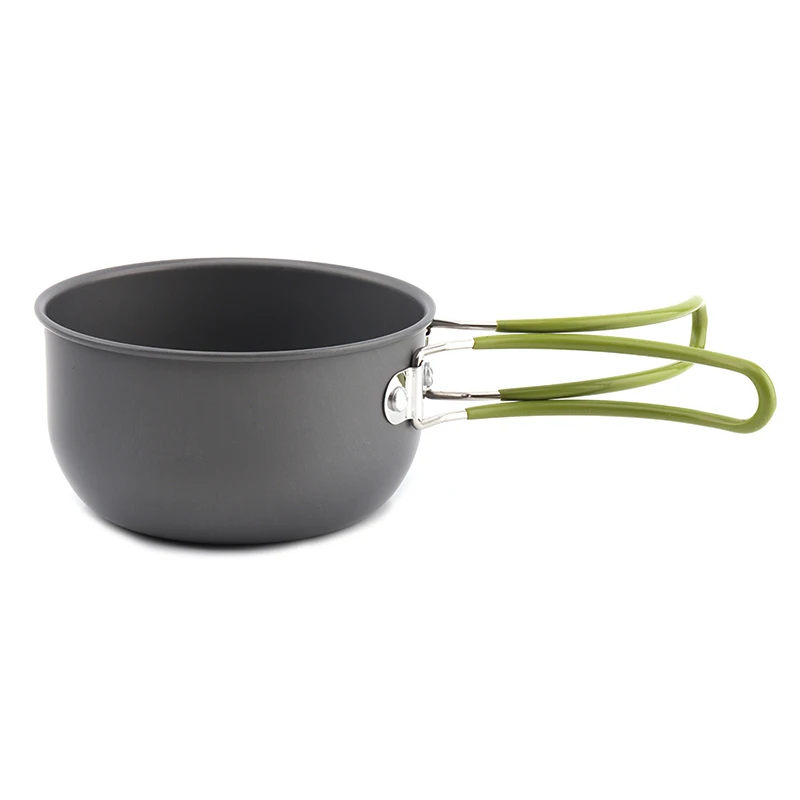 BORUiT ultraligero utensilios Camping utensilios al aire libre juego de vajilla de senderismo Picnic mochila Camping vajilla olla Pan 1-2persons