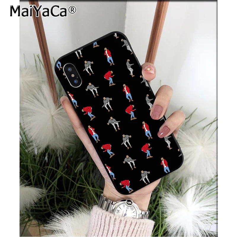 MaiYaCa Рэппер Дрейк черный ТПУ мягкий чехол для телефона iPhone 6S 6plus 7plus 8 8Plus X Xs MAX 5 5S
