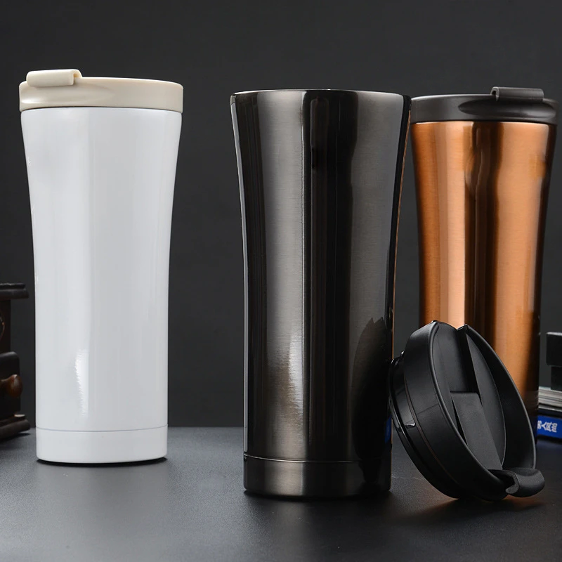  500ml Double Wall Stainless Steel Coffee Thermos Cups Mugs Thermal Bottle Thermocup Fashion Tumbler Vacuum Flask9