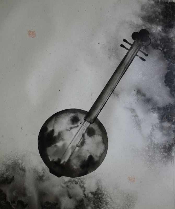 Peinture à l'huile peinte à la main sur toile | Peinture abstraite noire et  blanche, Instruments musicaux, toile, peinture murale, peinture d'image  pour salle | AliExpress