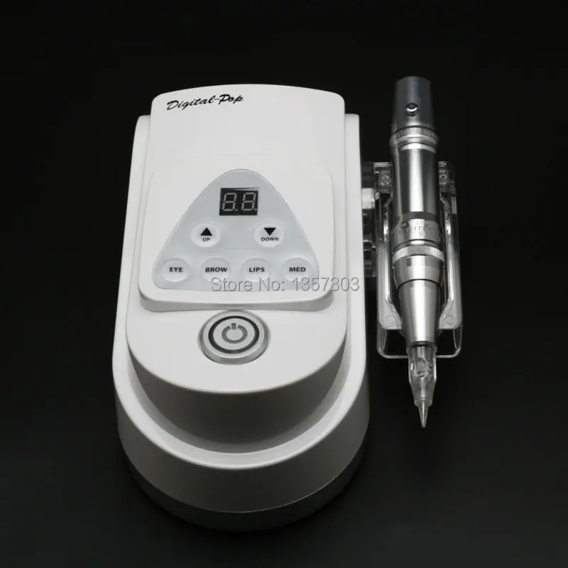 

2016 New Eyebrow Lip Eyeline Permanent Makeup Tattoo Machine Kit with Tattoo Gun Needles
