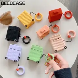 Decocase карамельный цвет Симпатичные Магистральные стиль Bluetooth беспроводной наушники чехол для AirPods зарядки Box Защитная крышка аксессуары для