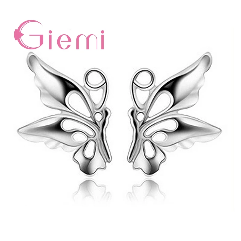 

New Trendy Angle Wings Stud Earrings Romantic Gifts For Women Girl Top Quality Original Silver Jewelry Brinco Promotion