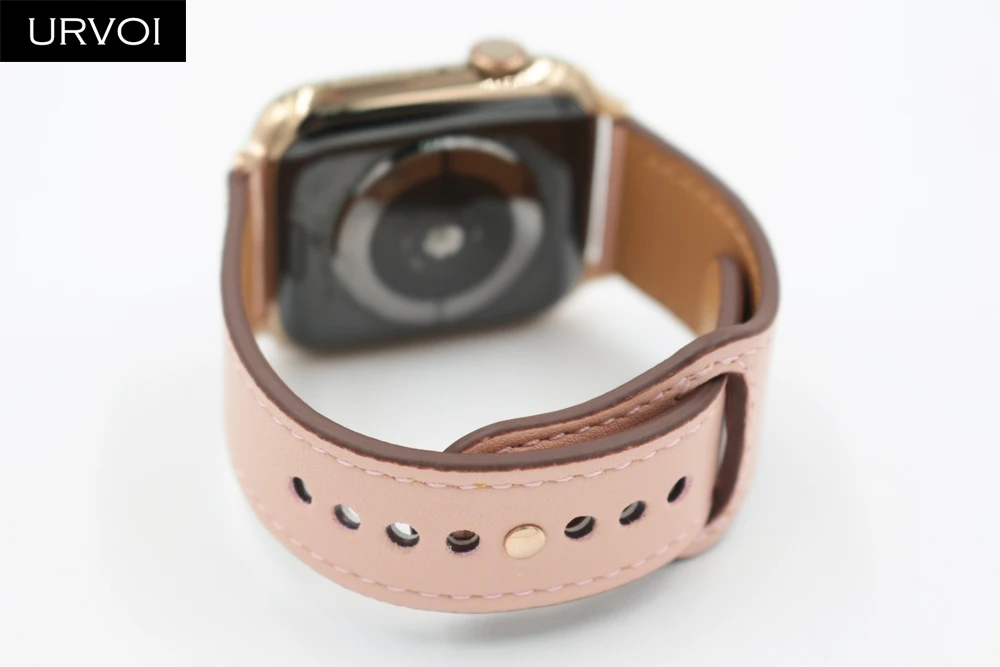 URVOI ремешок для apple watch серии 3 ватт 54/2/1 спортивные кожаные ботинки из натуральной
