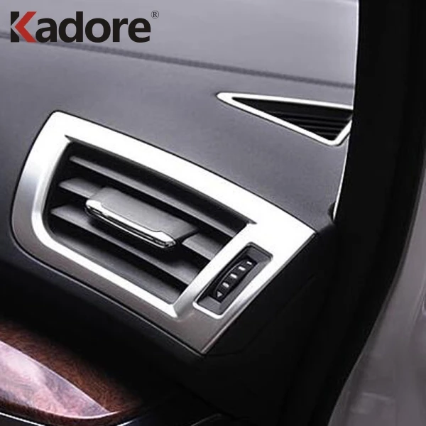 

For Toyota Alphard Vellfire 2016 2017 2018 ABS Matte Side Door Air Vent Cover Tirm AC Outlet Decoration Frame Accessories