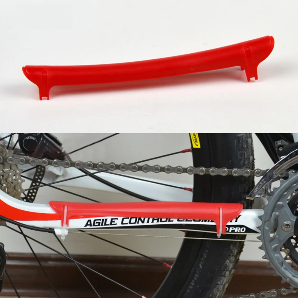 Велосипедная Рама протектор 225 мм велосипедная цепь для езды на велосипеде Защита для бензопилы Защитная крышка для защиты велосипедной цепи прочный пластик