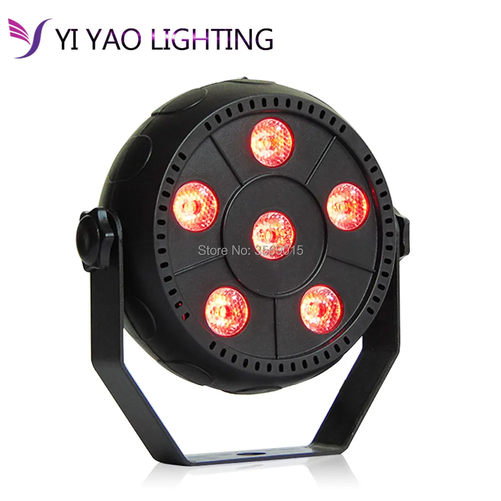 Плоский 6 Led Par сценический свет RGB 36 Вт Дискотека для вечеринки лазерные Dmx Luz DJ