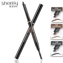 Ручка для бровей, тинт для бровей, eyeкоричневый, чудесная водостойкая кисть для бровей, двойная Концевая кисть для бровей, брендовый карандаш для макияжа, Sombrancelha